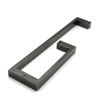 Matsort dørtrækhåndtag